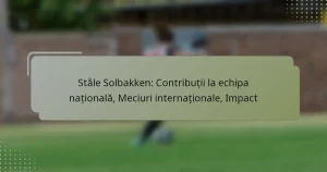 Ståle Solbakken: Contribuții la echipa națională, Meciuri internaționale, Impact